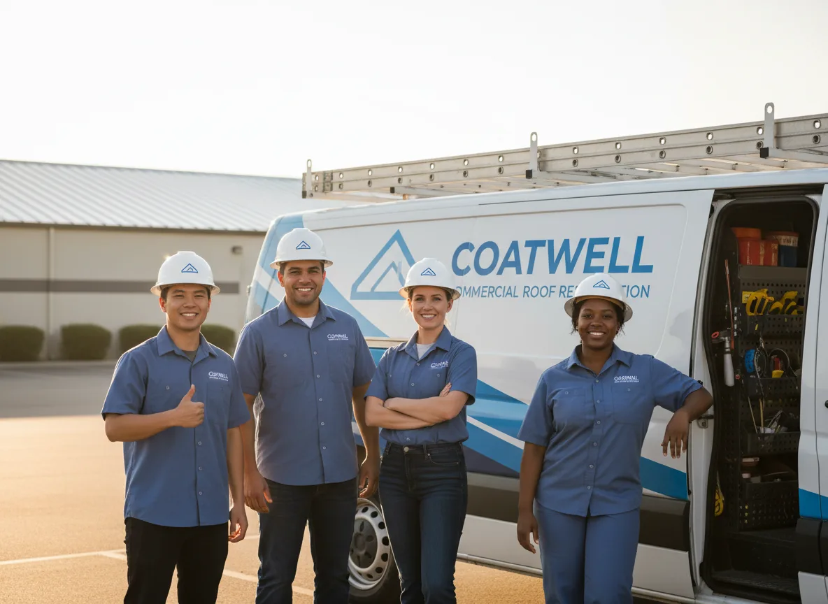 Commercial roof coating company in Terral, OK